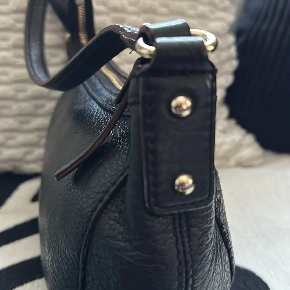 kate spade NEW YORK Black Leather Shoulder Bag